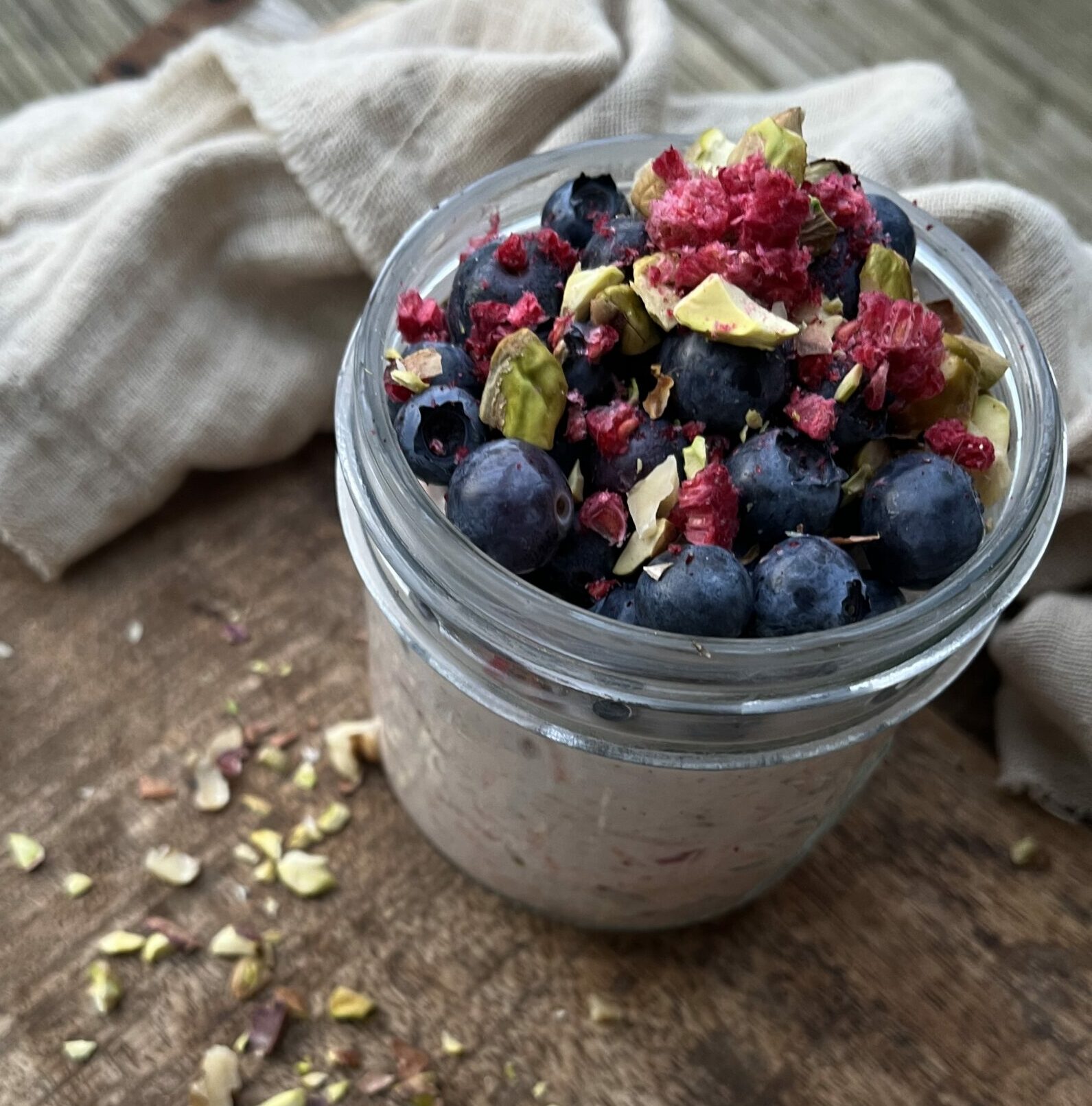 Du betrachtest gerade Mandel overnight-oats